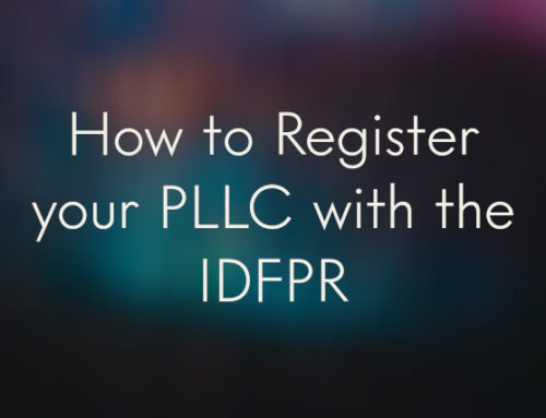 How to register your PLLC with the IDFPR