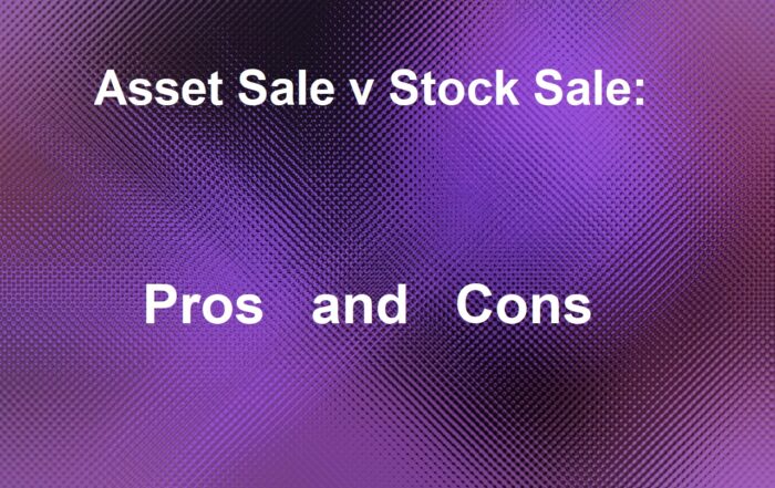 Asset Sale v Stock Sale